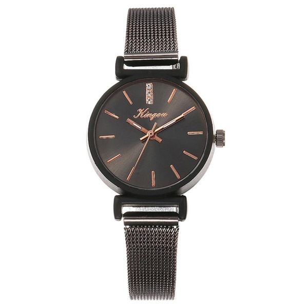 montre femme women's fashion diamond dial luxury watch women rose gold wristwatches business mesh belt the ladies dress q4, Slivery;brown
montre femme women's fashion diamond dial luxury watch women rose gold wristwatches business mesh belt the ladies dress q4, Slivery;brown