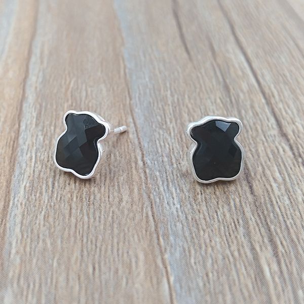 bear jewelry 925 sterling silver earrings silver bear color earrings fits european jewelry style gift 715433500, Black
bear jewelry 925 sterling silver earrings silver bear color earrings fits european jewelry style gift 715433500, Black