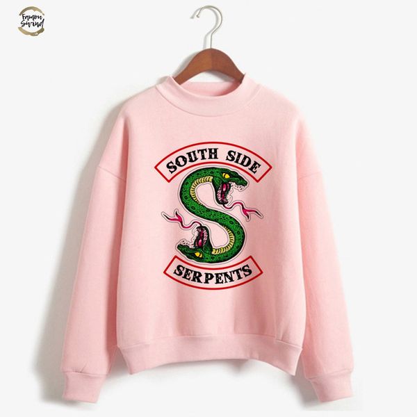 riverdale толстовка женщина pink south side змея толстовка пуловер с длинным рукавом толстовка обычных корейской повседневная одежда водолаз, Black
riverdale толстовка женщина pink south side змея толстовка пуловер с длинным рукавом толстовка обычных корейской повседневная одежда водолаз, Black