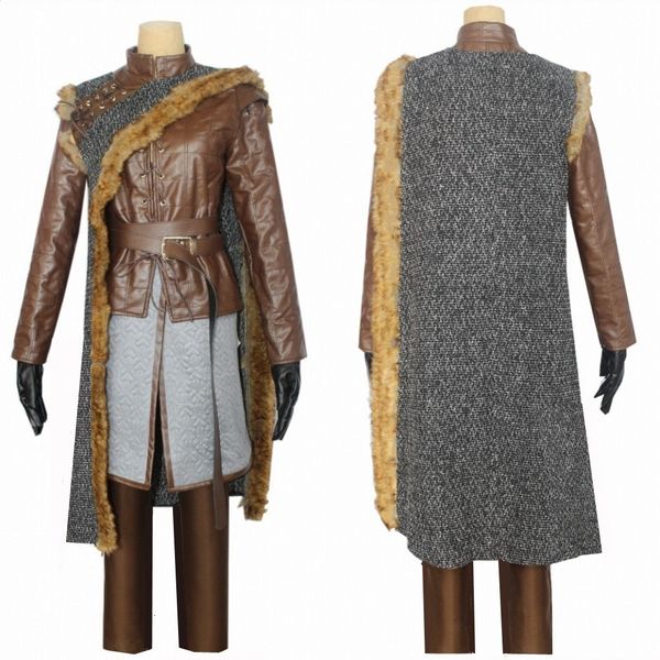 game of thrones season 8 cosplay costume arya stark cosplay outfit full set suit custom made halloween costume y190923, Black;white 
game of thrones season 8 cosplay costume arya stark cosplay outfit full set suit custom made halloween costume y190923, Black;white