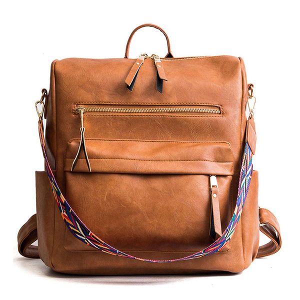 retro large backpack women pu leather rucksack women's knapsack travel backpacks shoulder school bags mochila back
retro large backpack women pu leather rucksack women's knapsack travel backpacks shoulder school bags mochila back