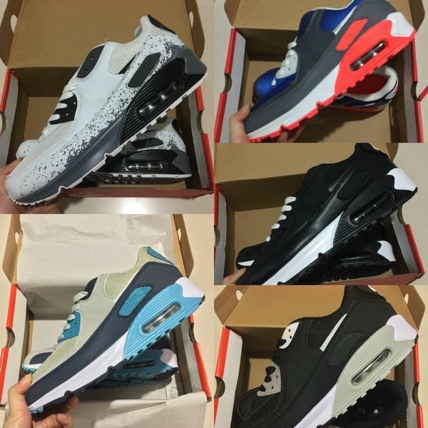 High Quality 2019 New Air Cushion 90 Running Men Women Shoes Cheap Black White Red Gray Sneakers Classic Air90 Trainer Fashion Sports Shoes
High Quality 2019 New Air Cushion 90 Running Men Women Shoes Cheap Black White Red Gray Sneakers Classic Air90 Trainer Fashion Sports Shoes