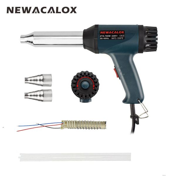 newacalox eu plug 700w 220v industrial plastic welding torch electric adjustable temperature heat shrink blower air gun
newacalox eu plug 700w 220v industrial plastic welding torch electric adjustable temperature heat shrink blower air gun