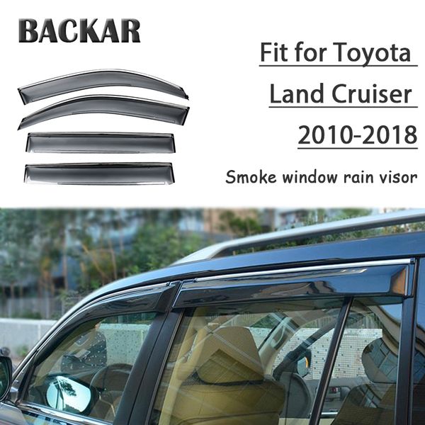 backar 4pcs styling auto car windows rain wind sun shield deflector visor trim for toyota land cruiser 2010-2018 accessories
backar 4pcs styling auto car windows rain wind sun shield deflector visor trim for toyota land cruiser 2010-2018 accessories