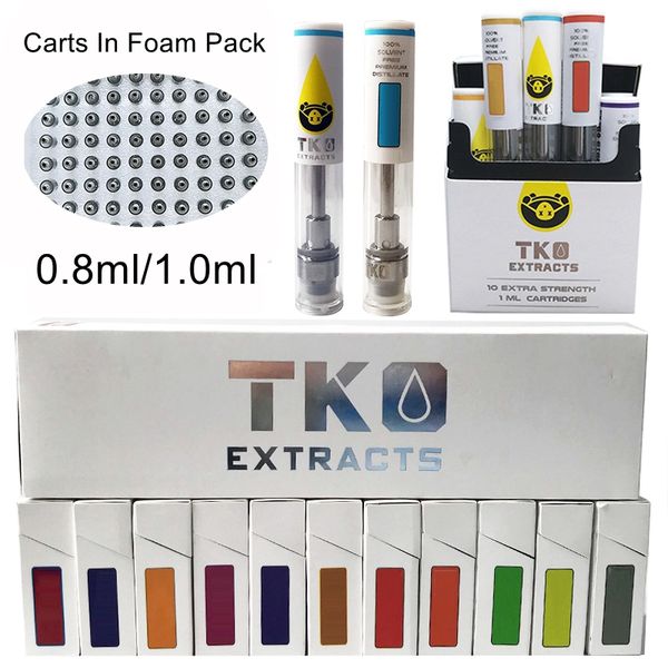 TKO 0.8ml 1ml Ceramic Empty Vape Pen Cartridge Packaging Vaporizer 20 Strains For 510 Thread E Cigarette Wax Atomizer
TKO 0.8ml 1ml Ceramic Empty Vape Pen Cartridge Packaging Vaporizer 20 Strains For 510 Thread E Cigarette Wax Atomizer