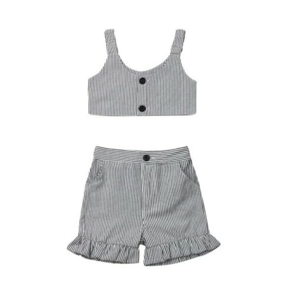 Baby Girl Clothes Toddler Kids Baby Girl Cold Shoulder Striped Tops Short Pants Outfits Clothes Size 2-6Y
Baby Girl Clothes Toddler Kids Baby Girl Cold Shoulder Striped Tops Short Pants Outfits Clothes Size 2-6Y