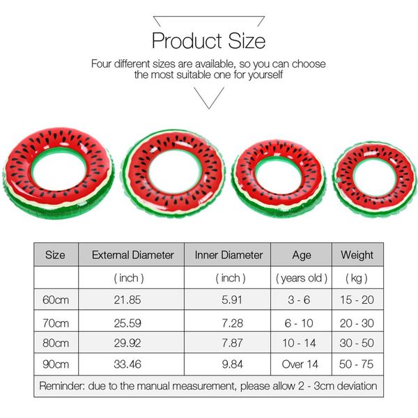 watermelon inflatable children swimming ring inflatable pool float circle for children
watermelon inflatable children swimming ring inflatable pool float circle for children