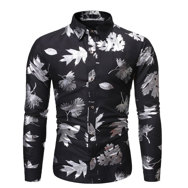 2019 mens long sleeve shirt printing shirt male homme temperament casual lapel man long sleeve flower streetwear, White;black
2019 mens long sleeve shirt printing shirt male homme temperament casual lapel man long sleeve flower streetwear, White;black