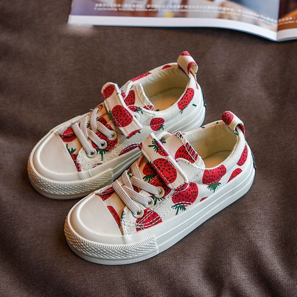 2019 new spring girls fashion strawberry canvas shoes baby pineapple soft sneakers summer kids anti slippery causal shoes, Black;red
2019 new spring girls fashion strawberry canvas shoes baby pineapple soft sneakers summer kids anti slippery causal shoes, Black;red