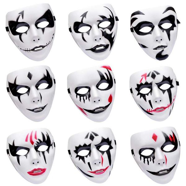 horrible halloween street dance ghost dance cosplay mask hand painted male clown mask death god props horror ghost face
horrible halloween street dance ghost dance cosplay mask hand painted male clown mask death god props horror ghost face