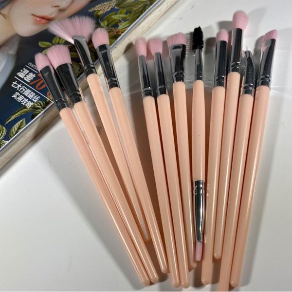 makeup brushs kit 12 pcs / lot plastic handle brush contour concealer nature bristles synthetic hair eye shadow brush tool
makeup brushs kit 12 pcs / lot plastic handle brush contour concealer nature bristles synthetic hair eye shadow brush tool