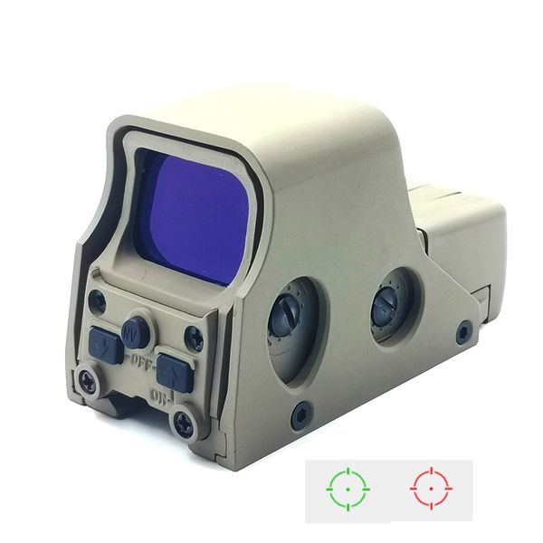 Tactical Голографической Reflex Red Green Dot Sight Охота прицел Синего пленочное покрытие объектив Яркость Windage Регулируемых Классический песочный цвет.
Tactical Голографической Reflex Red Green Dot Sight Охота прицел Синего пленочное покрытие объектив Яркость Windage Регулируемых Классический песочный цвет.