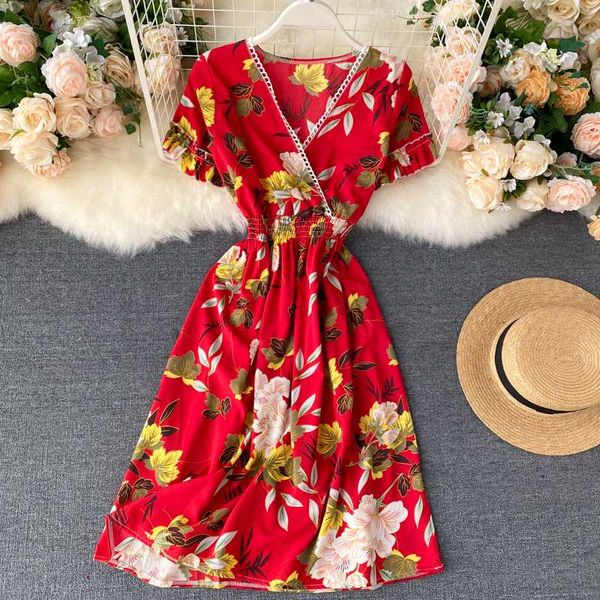 2020 bohemian summer floral print dress women short sleeve v-neck vestidos verano hollow out boho chic dress for female fashion, Black;gray
2020 bohemian summer floral print dress women short sleeve v-neck vestidos verano hollow out boho chic dress for female fashion, Black;gray