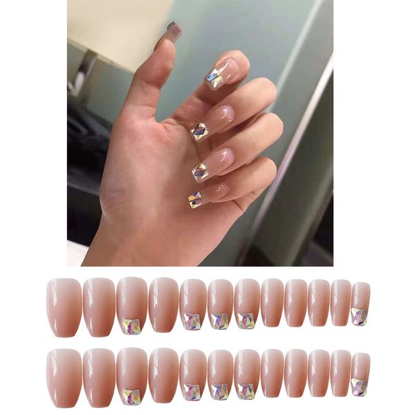24pcs/set european ballerina false nails square rhinestone long coffin shaped artificial nail art tips beauty full fake nails, Red;gold
24pcs/set european ballerina false nails square rhinestone long coffin shaped artificial nail art tips beauty full fake nails, Red;gold