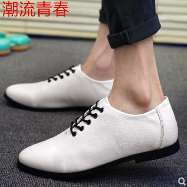 2019 men's casual leather new tide shoes spring and summer sports casual youth leather handsome simple new men's shoes, Black
2019 men's casual leather new tide shoes spring and summer sports casual youth leather handsome simple new men's shoes, Black