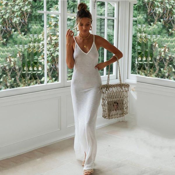 women dresses clothes womens clothing vest suspender dress european and american foreign trade dress beach skirt split long dress summe, Black;gray
women dresses clothes womens clothing vest suspender dress european and american foreign trade dress beach skirt split long dress summe, Black;gray