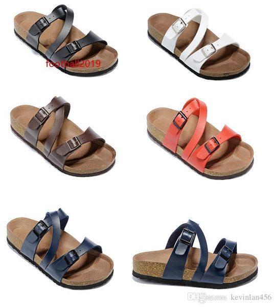 new cow leather slippers white red mens flat sandals women shoes two buckle fashion design arizona summer beach with orignal box
new cow leather slippers white red mens flat sandals women shoes two buckle fashion design arizona summer beach with orignal box