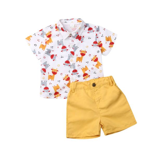 xmas kids baby boy clothes sets 1-6y christmas deer shirt+pants formal outfits set, White
xmas kids baby boy clothes sets 1-6y christmas deer shirt+pants formal outfits set, White