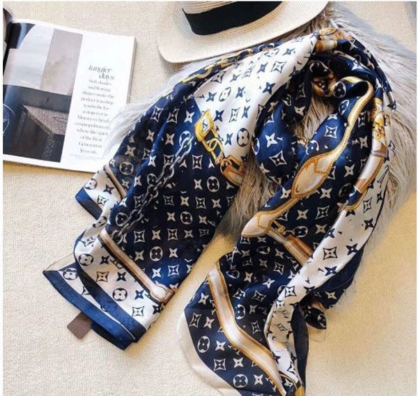 spring silk scarf 2020 women letter shawl scarf fashion long neck ring christmas gift wholesale 180x90cm, Blue;gray
spring silk scarf 2020 women letter shawl scarf fashion long neck ring christmas gift wholesale 180x90cm, Blue;gray