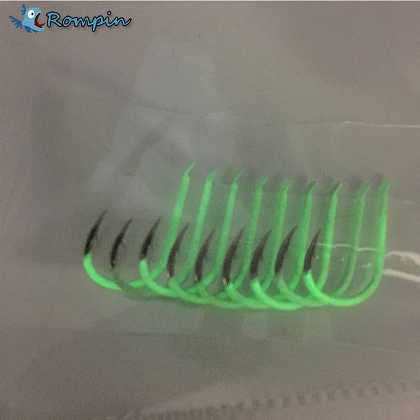rompin 8hook/bags wholesale komaisu noctilucous luminous neon fishing hooks size#0.5-6
rompin 8hook/bags wholesale komaisu noctilucous luminous neon fishing hooks size#0.5-6