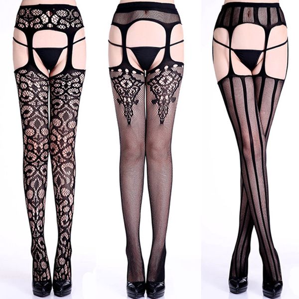 1pc lace mesh lingerie garter belt fishnet floral game start novelty black women pantyhose stocking, Black;white
1pc lace mesh lingerie garter belt fishnet floral game start novelty black women pantyhose stocking, Black;white