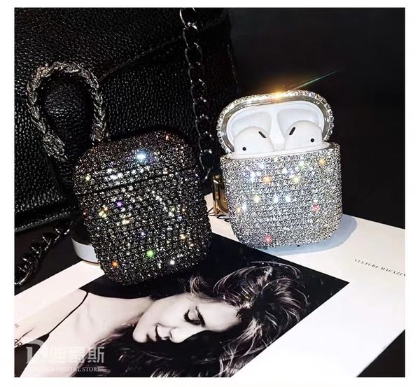 designer bluetooth earphone case luxury fashion rhinestone wireless bluetooth earphone case with black and white back cover
designer bluetooth earphone case luxury fashion rhinestone wireless bluetooth earphone case with black and white back cover