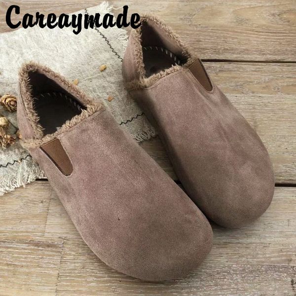 careaymade-autumn&winter department college department retro big head baby shoes suede flat sole women's warm shoes, Black
careaymade-autumn&winter department college department retro big head baby shoes suede flat sole women's warm shoes, Black