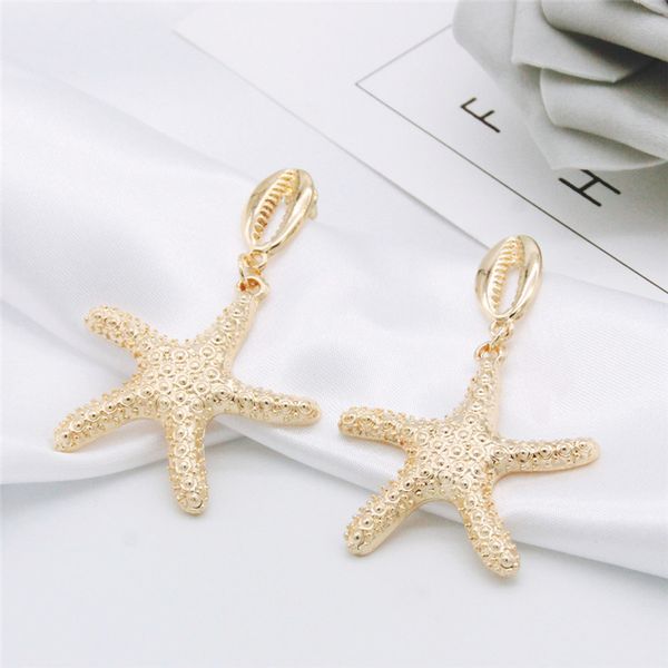 of new fund of 2020 shells earrings personality starfish eardrop beach wind stud earrings jewelry accessories, Golden;silver
of new fund of 2020 shells earrings personality starfish eardrop beach wind stud earrings jewelry accessories, Golden;silver