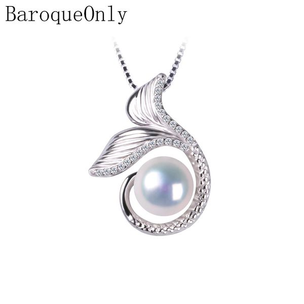 baroqueonly fish shape pendant pearl necklace trendy 2018 ,8-9mm ,925 sterling necklace for women pearl jewelry pt, Silver
baroqueonly fish shape pendant pearl necklace trendy 2018 ,8-9mm ,925 sterling necklace for women pearl jewelry pt, Silver