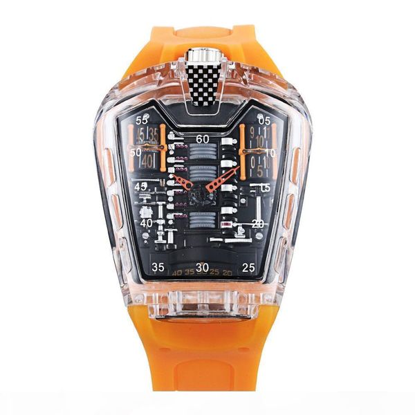 transparent classic men's sport watch quartz fashion silicone strap man watches designer watch, Slivery;brown
transparent classic men's sport watch quartz fashion silicone strap man watches designer watch, Slivery;brown