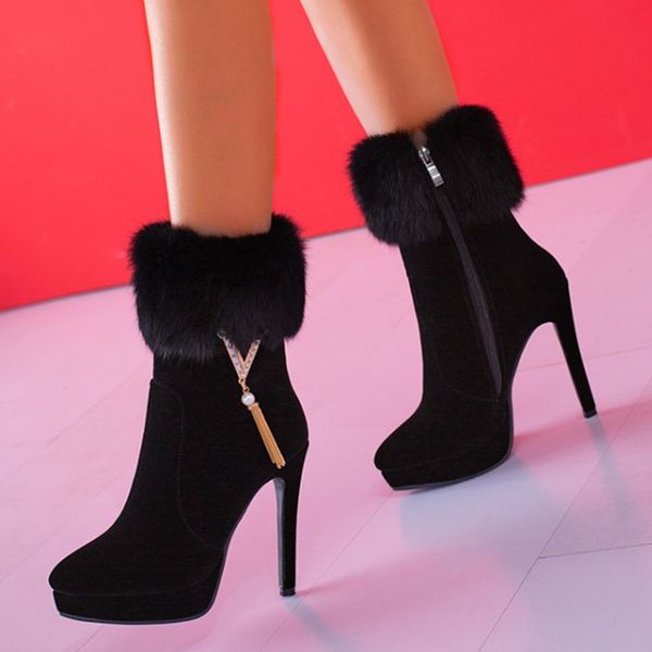size 33 to 42 43 black red fur booties winter boots luxury designer women boots high heels shoes come with box
size 33 to 42 43 black red fur booties winter boots luxury designer women boots high heels shoes come with box