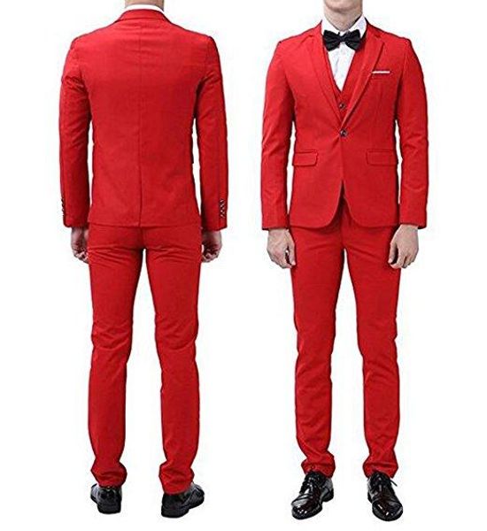 handsome back vent one button red groom tuxedos notch lapel men wedding party groomsmen 3 pieces suits (jacket+pants+vest+tie) k117, Black;gray
handsome back vent one button red groom tuxedos notch lapel men wedding party groomsmen 3 pieces suits (jacket+pants+vest+tie) k117, Black;gray