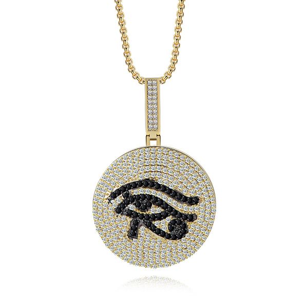 2020 latest trend black copper zircon round geometric necklace personality gold color pendant hip hop men's party jewelry gift, Silver
2020 latest trend black copper zircon round geometric necklace personality gold color pendant hip hop men's party jewelry gift, Silver