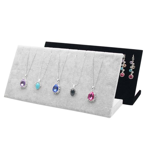 jewelry display stand l shape velvet necklace chain bracelet display stand board jewelry holder rack props counter decoration, Pink;blue
jewelry display stand l shape velvet necklace chain bracelet display stand board jewelry holder rack props counter decoration, Pink;blue