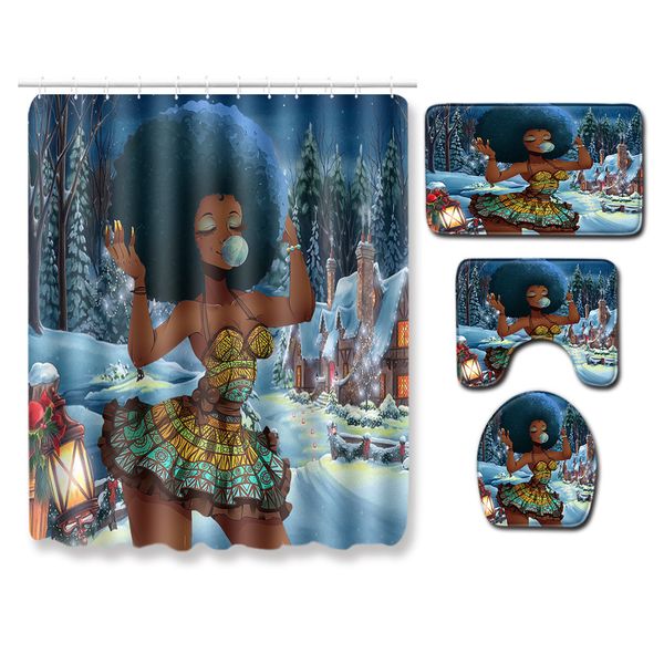 67african women's christmas creative shower curtain european and american cross border goods wholesale to map customized toilet carpet
67african women's christmas creative shower curtain european and american cross border goods wholesale to map customized toilet carpet
