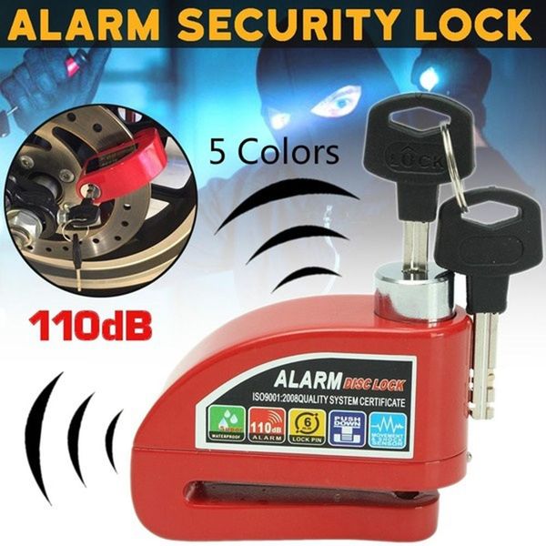 motorcycle mountain bicycle disk security brake safety anti-theft alarm lock 
motorcycle mountain bicycle disk security brake safety anti-theft alarm lock
