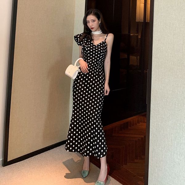 casual dresses vestido de festa summer party dress elegant women's clothing v-neck one-shoulder spaghetti strap dot trumpet long black, Black;gray
casual dresses vestido de festa summer party dress elegant women's clothing v-neck one-shoulder spaghetti strap dot trumpet long black, Black;gray