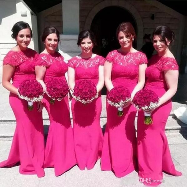 short sleeve lace plus size beach mermaid junior bridesmaid dresses vestidos de damas de honor elegant evening formal dresses, White;pink
short sleeve lace plus size beach mermaid junior bridesmaid dresses vestidos de damas de honor elegant evening formal dresses, White;pink