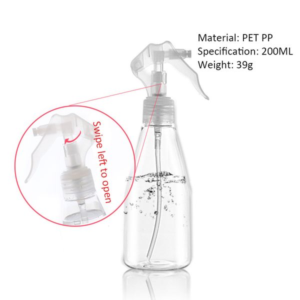 in stock 200ml transparent spray bottle disinfection alcohol small watering can pet plastic packing conical watering vase b0302
in stock 200ml transparent spray bottle disinfection alcohol small watering can pet plastic packing conical watering vase b0302