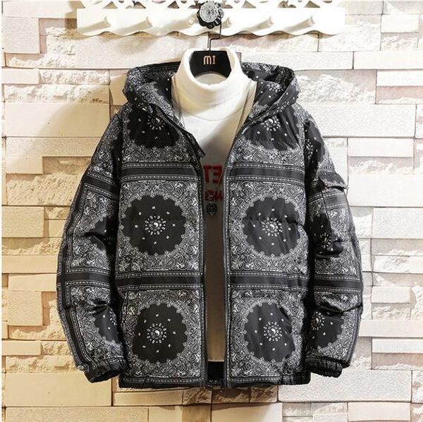 men's 2020 new winter jackets windbreaker coat cashew flower casual print hooded cotton coat casual jackets male, Black
men's 2020 new winter jackets windbreaker coat cashew flower casual print hooded cotton coat casual jackets male, Black