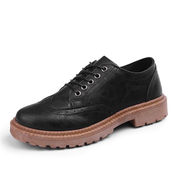 men casual shoes sneakers 2020 new vintage leather shoes men cow leather flats safety hiking, Black
men casual shoes sneakers 2020 new vintage leather shoes men cow leather flats safety hiking, Black