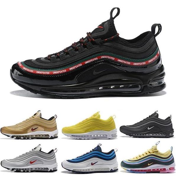 new arrival 97 air running shoes 97s og cushion silver gold bullet undefeated undftd olive triple black white men women sports sneakers
new arrival 97 air running shoes 97s og cushion silver gold bullet undefeated undftd olive triple black white men women sports sneakers