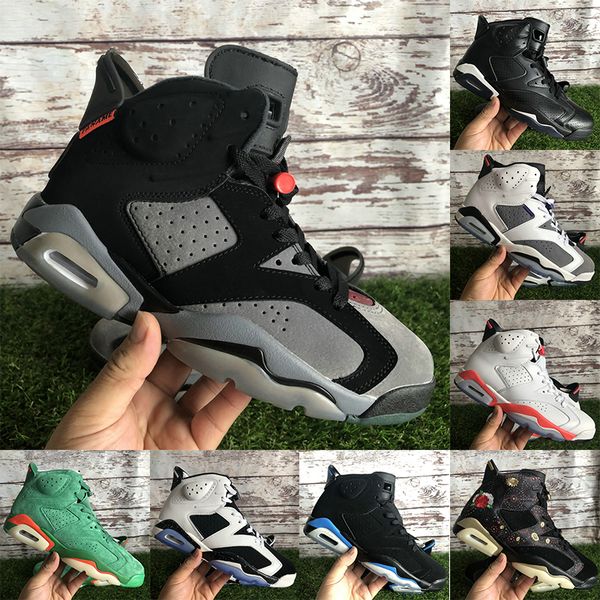 new travis scotts 2019 jumpman 6 6s black infrared basketball shoes men psg flint unc black cat tinker infrared 23 mens designer sneakers, White;red
new travis scotts 2019 jumpman 6 6s black infrared basketball shoes men psg flint unc black cat tinker infrared 23 mens designer sneakers, White;red