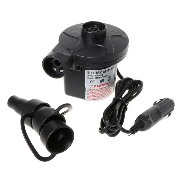 50w electric air pump portable air mattress pump inflator deflator for inflatables