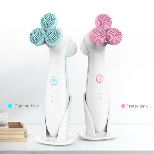 waterproof new design 3d detachable heads rotating skin cleaner cleansing handle electric silicone facial wash brush
waterproof new design 3d detachable heads rotating skin cleaner cleansing handle electric silicone facial wash brush