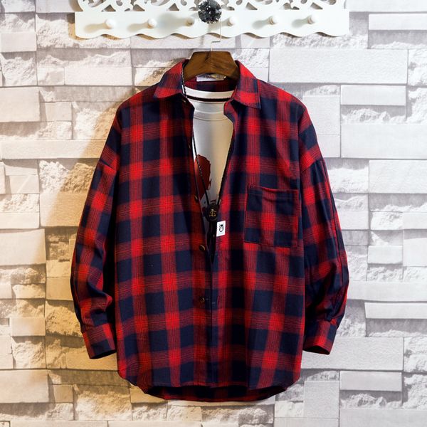 liser 2019 new fashion black and white plaid shirt men's lapel long sleeve plaid casual large size cotton shirt s-5xl, White;black
liser 2019 new fashion black and white plaid shirt men's lapel long sleeve plaid casual large size cotton shirt s-5xl, White;black