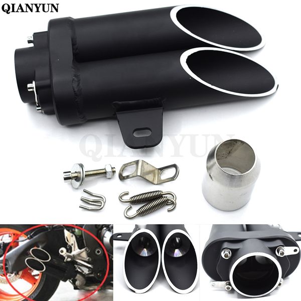 

universal 51mm motorcycle exhaust muffler tube stainless steel for grom cbr250r cbr300r cbr500r f/x f2,f3,f4,f4i f5 cb1100