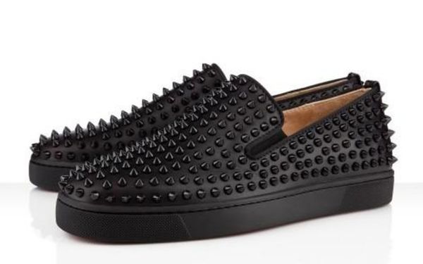 designs fashion spike loafer dress shoes red bottom sneaker luxury party wedding shoes genuine leather spikes lace-up casual shoes, Black
designs fashion spike loafer dress shoes red bottom sneaker luxury party wedding shoes genuine leather spikes lace-up casual shoes, Black