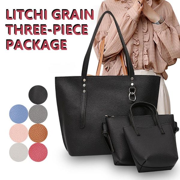 3pcs women's bag set fashion pu leather ladies handbag solid color messenger bag shoulder wallet bags for women 2020#y3
3pcs women's bag set fashion pu leather ladies handbag solid color messenger bag shoulder wallet bags for women 2020#y3