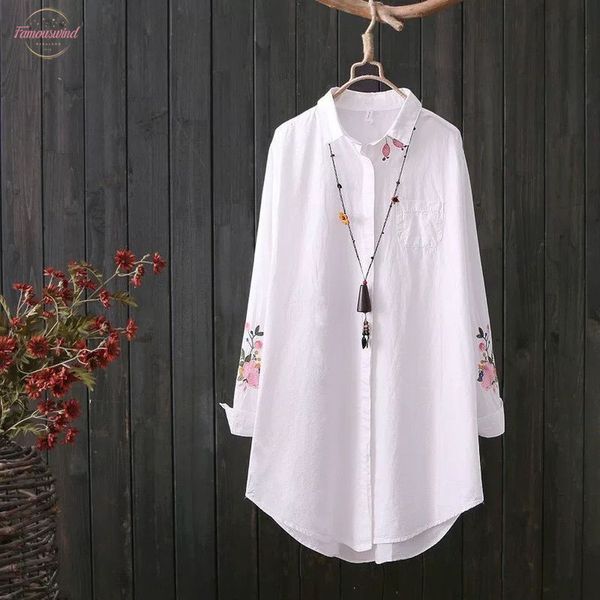2020 new white shirt casual wear button up turn down collar long sleeve cotton blouse embroidery feminina sale
2020 new white shirt casual wear button up turn down collar long sleeve cotton blouse embroidery feminina sale